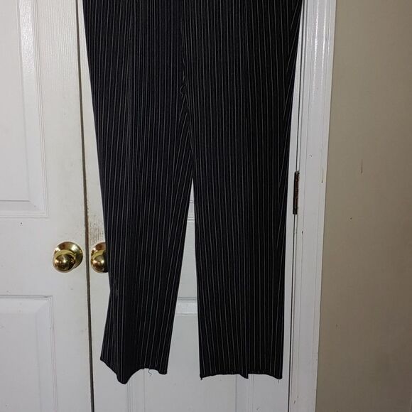 Zagato pinstriped pants  wool blended pants Sz  42R W36  NWT - Picture 2 of 6